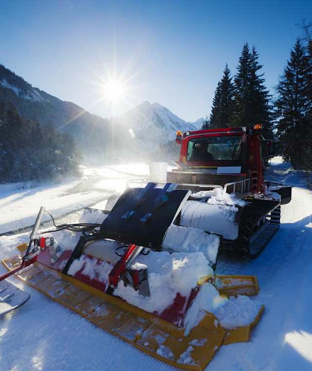 Loipenpräparierung im Lechtal