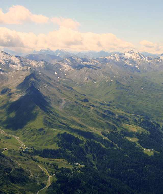 Luftbild des Fimbertals