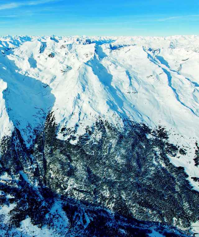 Blick auf die Ortler-Gruppe