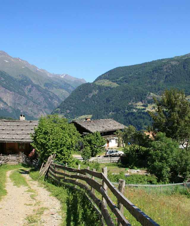 Die Höfegruppe Christl im Passeiertal
