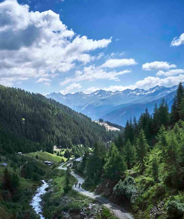Mountainbiketour Mittagkopf oberhalb von Kappl im Paznaun.