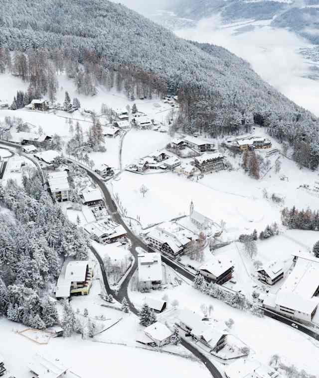 Mösern bei Neuschnee