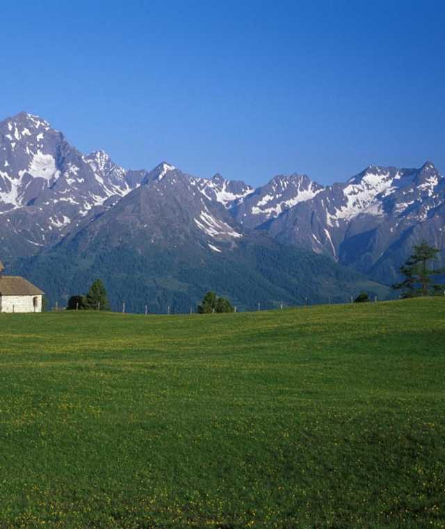 Moharalm mit Aussicht zur Schobergruppe
