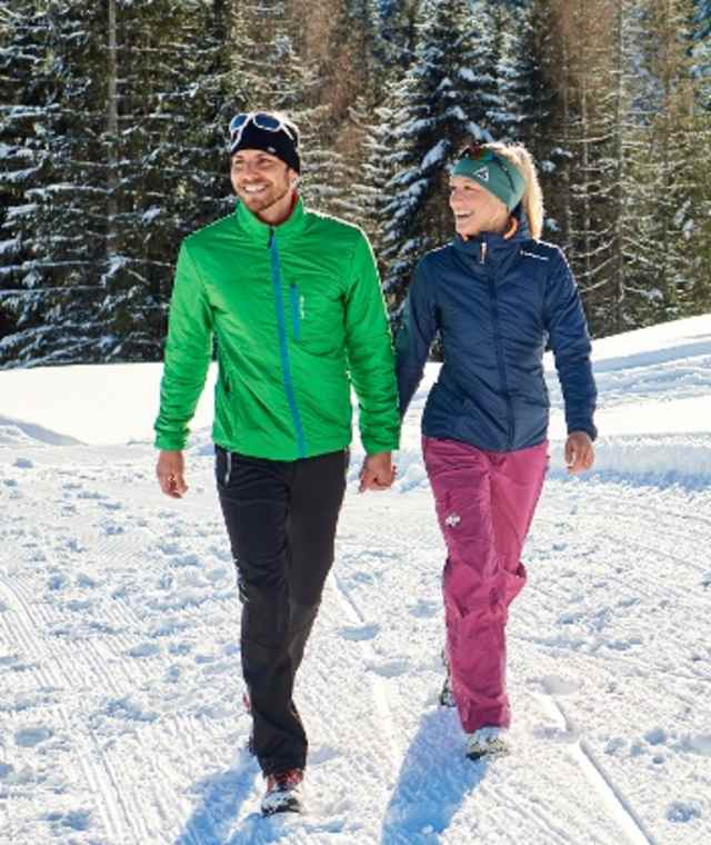 Winterwandern am Hochplateau Tschengla