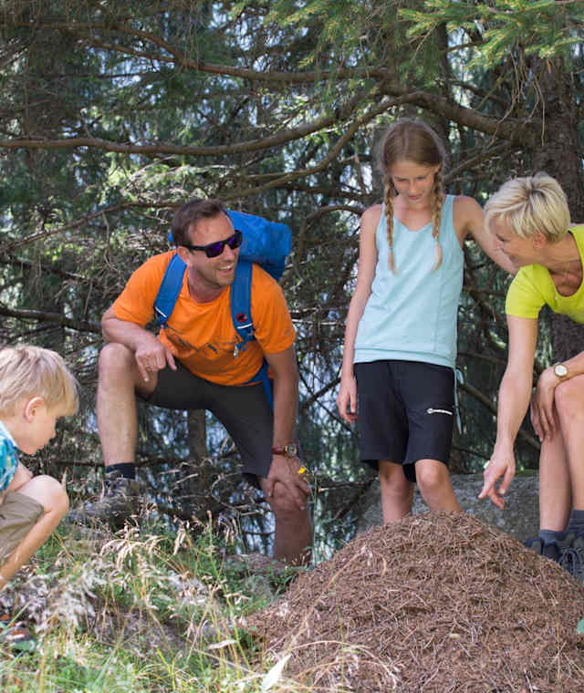 Gemeinsam die Natur erleben. 