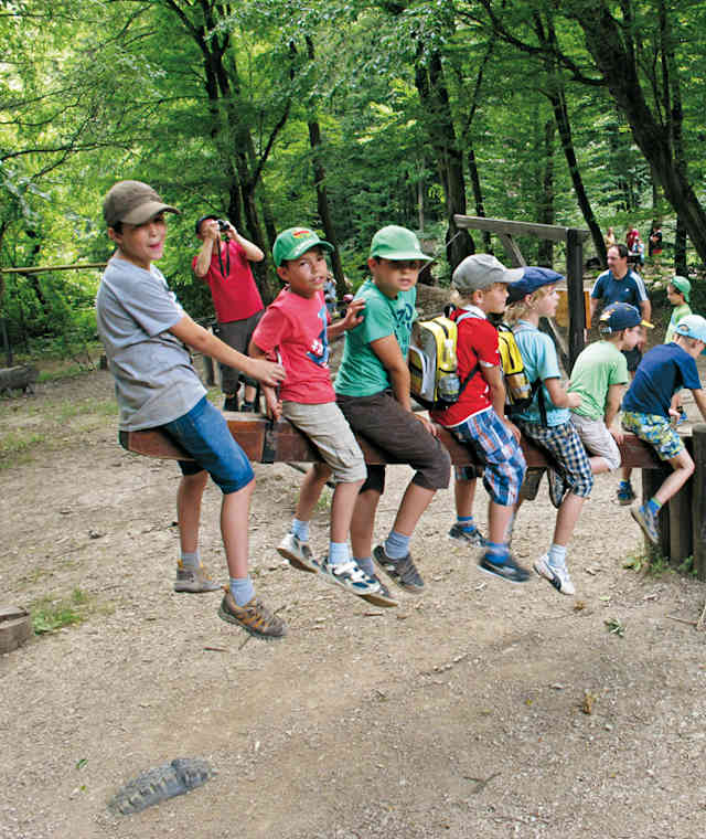 Spielplatz beim Naturparkzentrum Wienerwaldhaus.