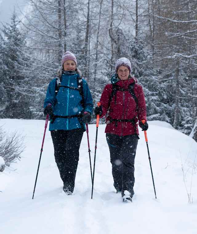 Gemütliche Winterwanderung in Niederthai im Ötztal