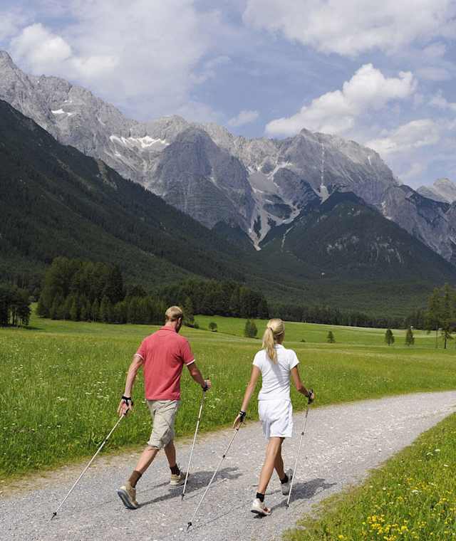 Nordic Walking am Mieminger Plateau