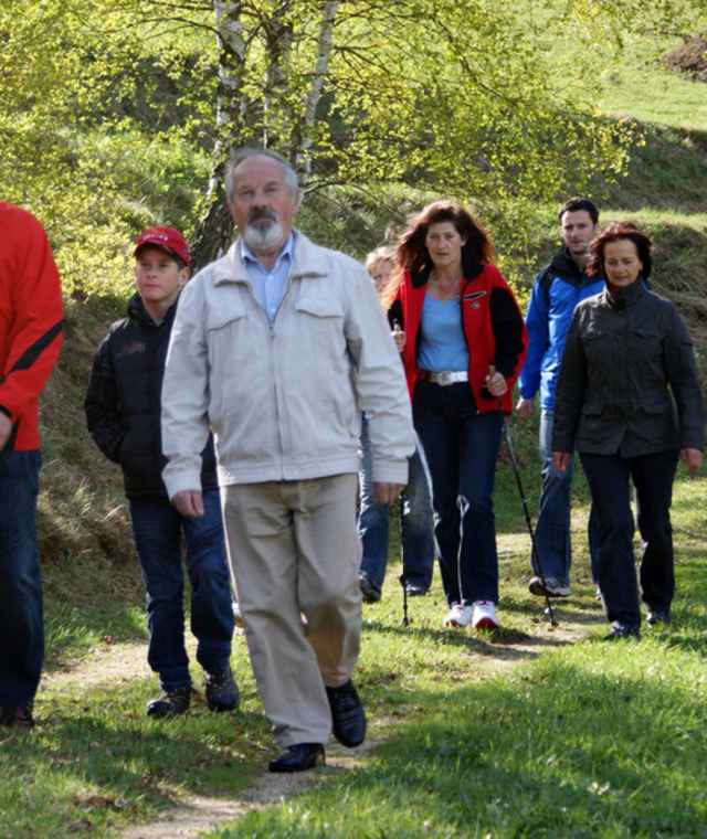 Gruppenwanderung am Obergrabenweg