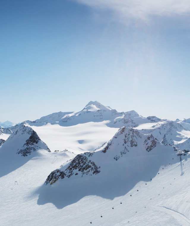 Grandiose Aussicht von der Wildspitze