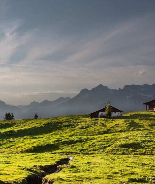 Panoramablick zu den Geralmen