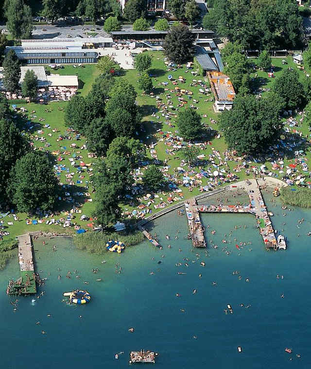 Das Parkbad in Krumpendorf
