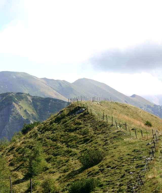 Auf der vierten Etappe des Panoramaweges Südalpen