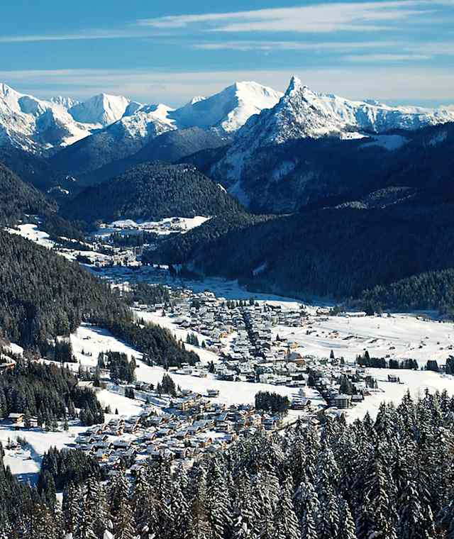Der Blick ins Tal.