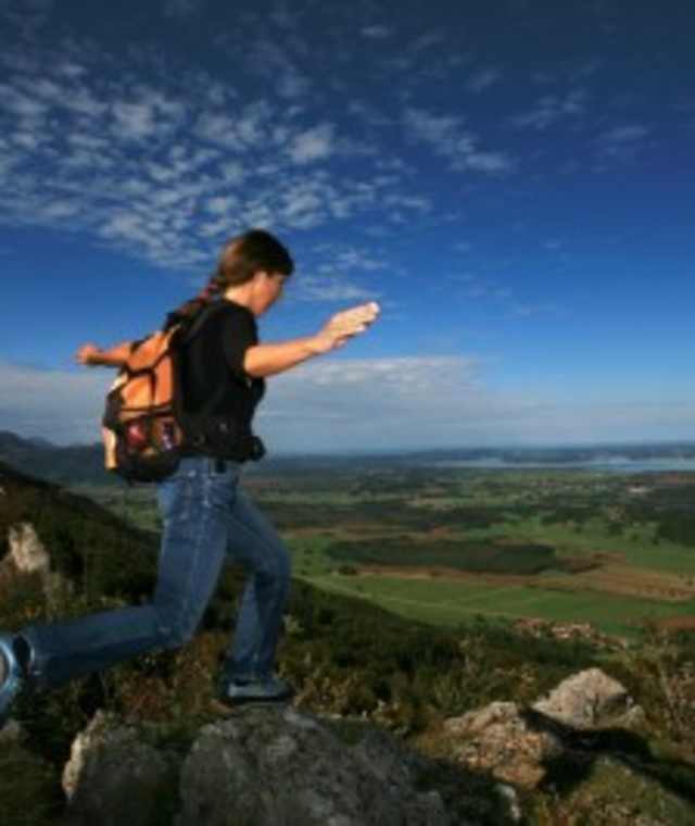 Blick vomEngelstein zum Chiemsee 