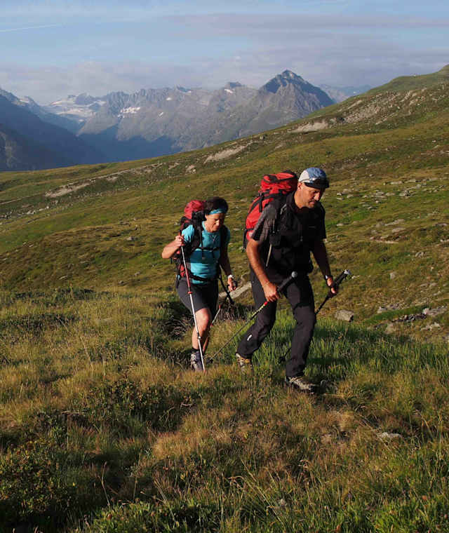 Am sechsen Tag des Paznauner Höhenweges braucht es viel alpinistische Erfahrung.