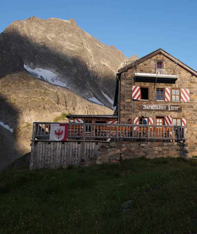Die Darmstädter Hütte im Paznaun