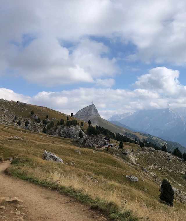 Das Rifugio Pertini versteckt