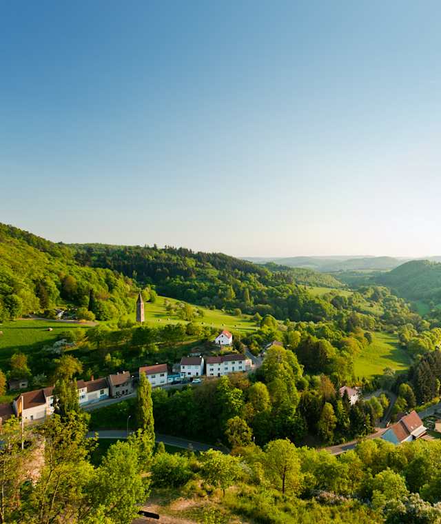 Blick von der Ruine Falkenstein