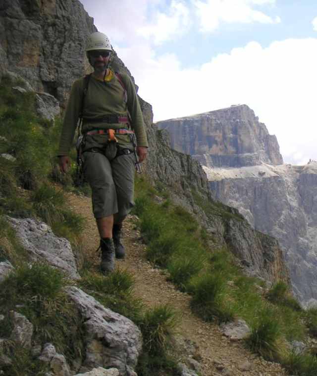 Gamsband mit Pordoispitze
