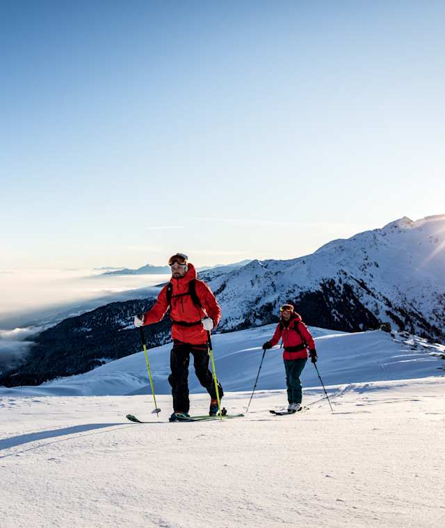 Auf der Piste zur Patscherkofel-Bergstation