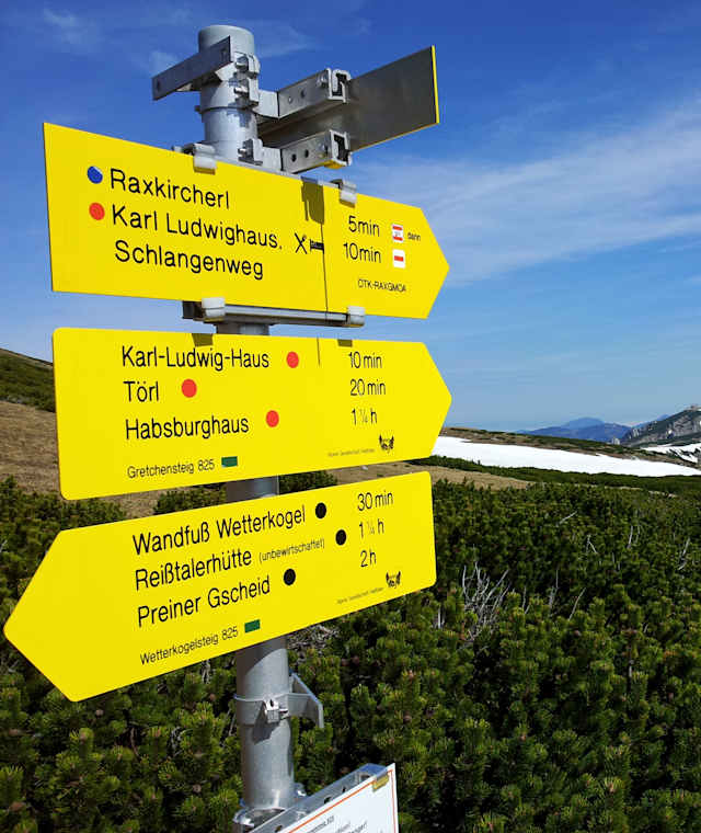 Auf der Rax Hochfläche
