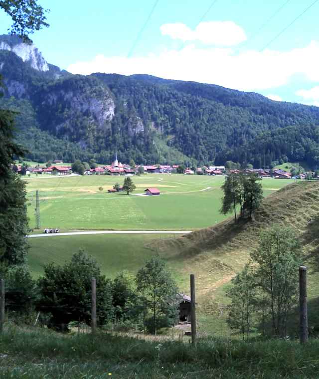 Blick ins Hochtal von Oberwössen