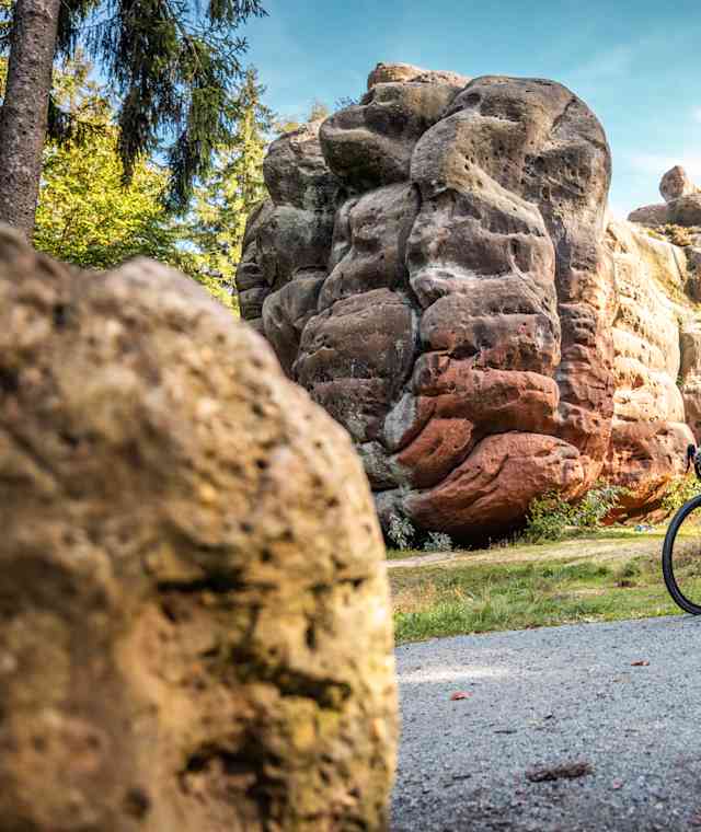 Der RockHead an den Kelchsteinen im Zittauer Gebirge