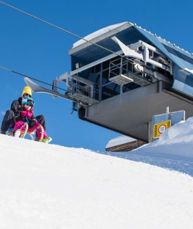 Start bei der Bergstation der Sonnenkopfbahn