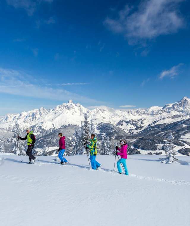 Auch Schneeschuhwanderer fühlen sich am Rossbrand sehr wohl.