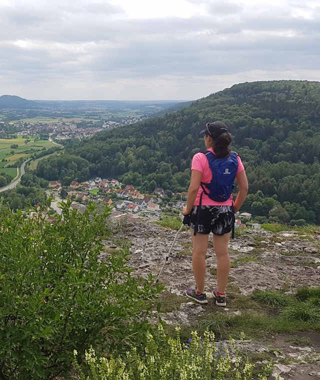 Ausblick über die Fränkische Schweiz