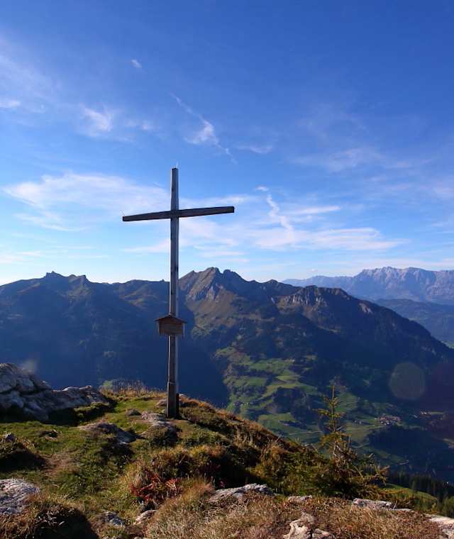 Gipfelkreuz am Saukarkopf