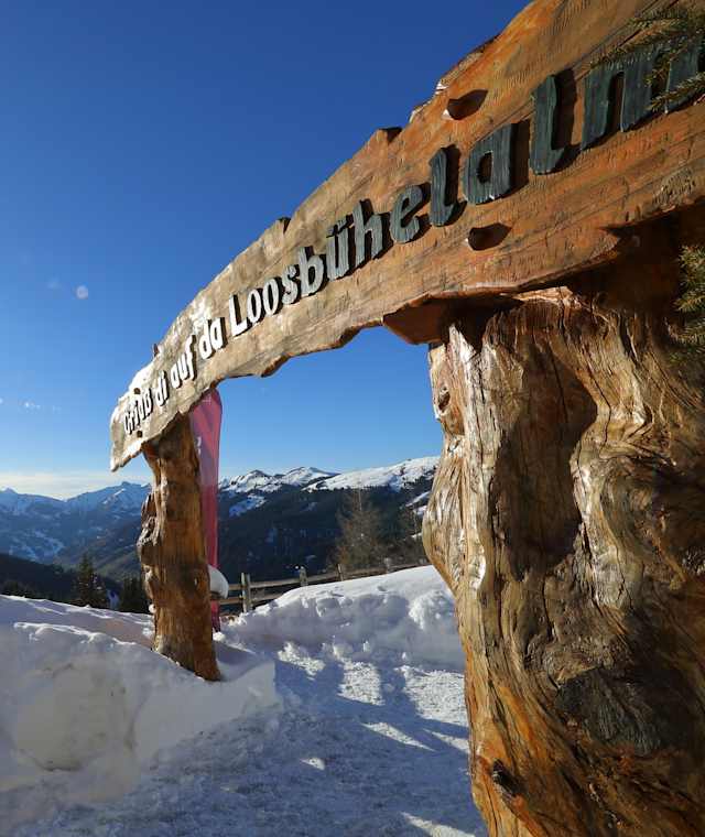 Schneeschuhwanderung zur Loosbühelalm bei Großarl