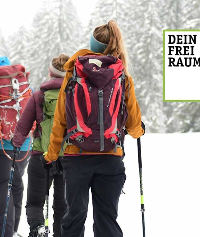 Schneeschuhwandern im Naturpark Nagelfluhkette