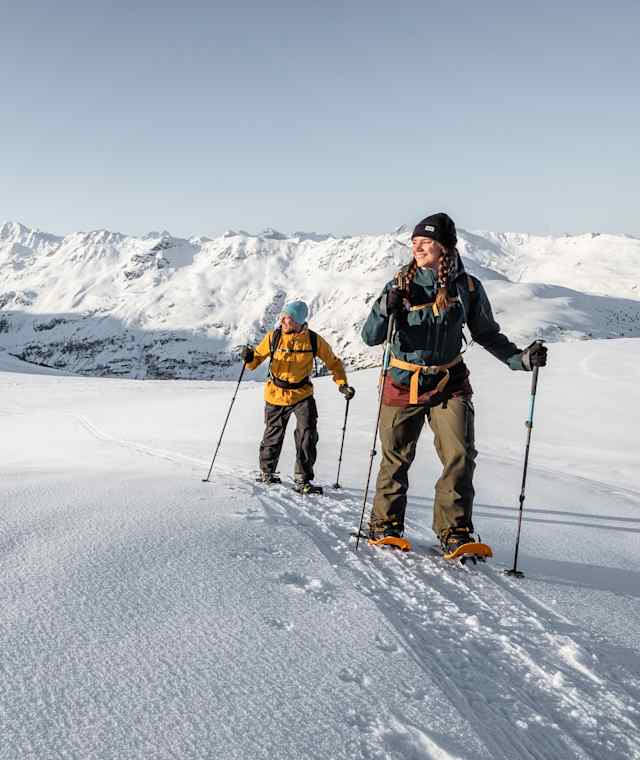 Auf Schneeschuhtour am Pischa