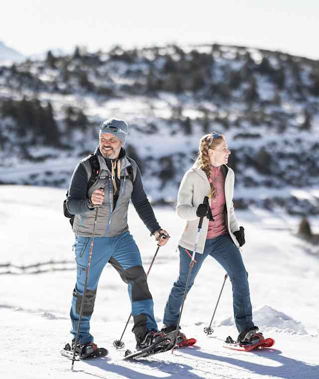 Mit den Schneeschuhen am Rittner Horn unterwegs
