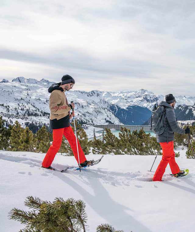 Schneeschuhwanderung Silvapark