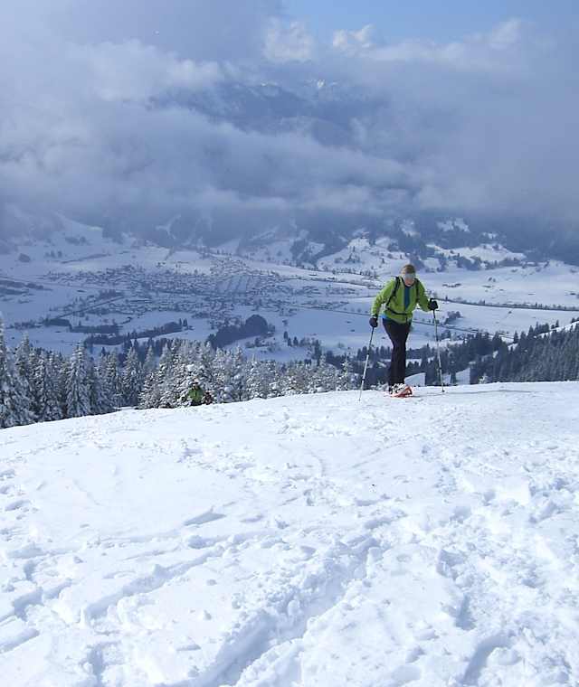Schneeschuhwanderung Stierkopf
