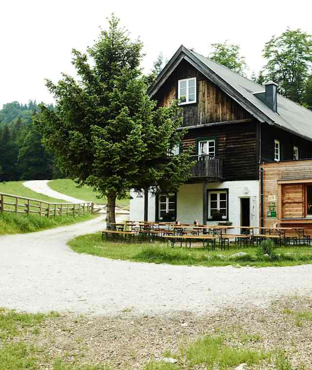 Das Schutzhaus Vorderötscher