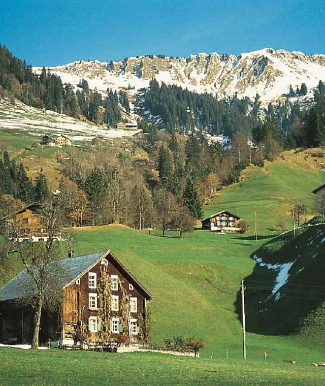 Altes Walserhaus in Seeberg