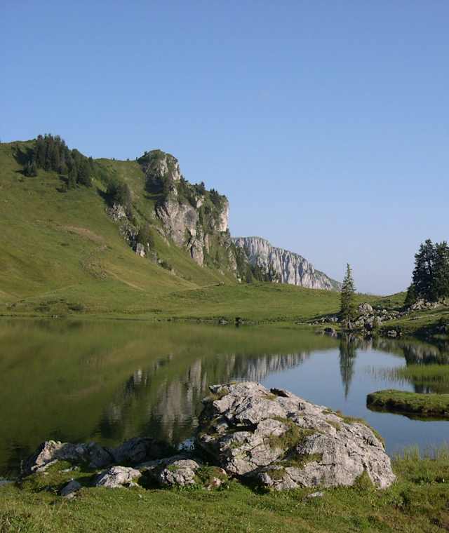 Ankunft am Seebergsee