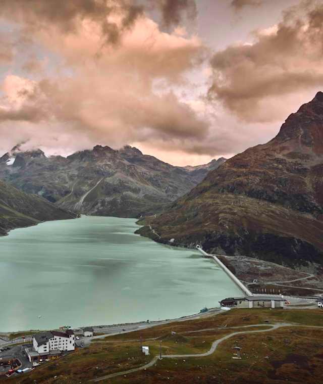 Silvretta-Stausee auf der Bielerhöhe im Paznaun