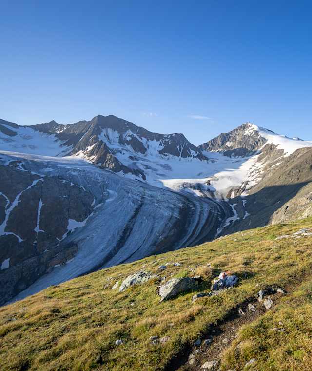 Aufstieg zum Similaun, Marzellkamm