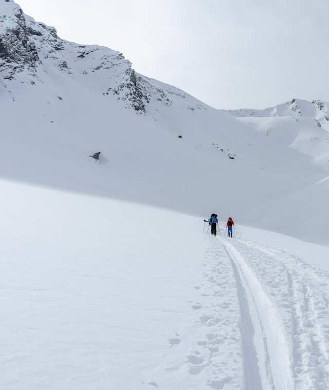 Im Anstieg zum Piz Piot