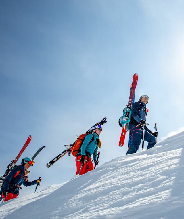 Skitragen am Gletscherhorn