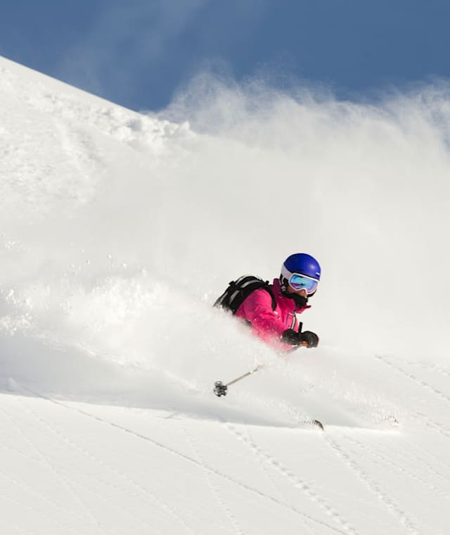 Abfahrtsfreuden auf der Skitour von der Chrüzhütte zum Ruchstock.