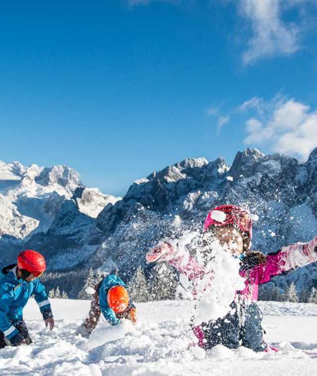 Spaß im Schnee für die Kleinen