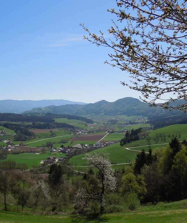 Blick auf das Granitztal