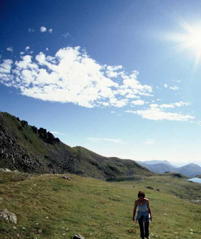 Strahlender Sonnenschein bei den Zwei Seen