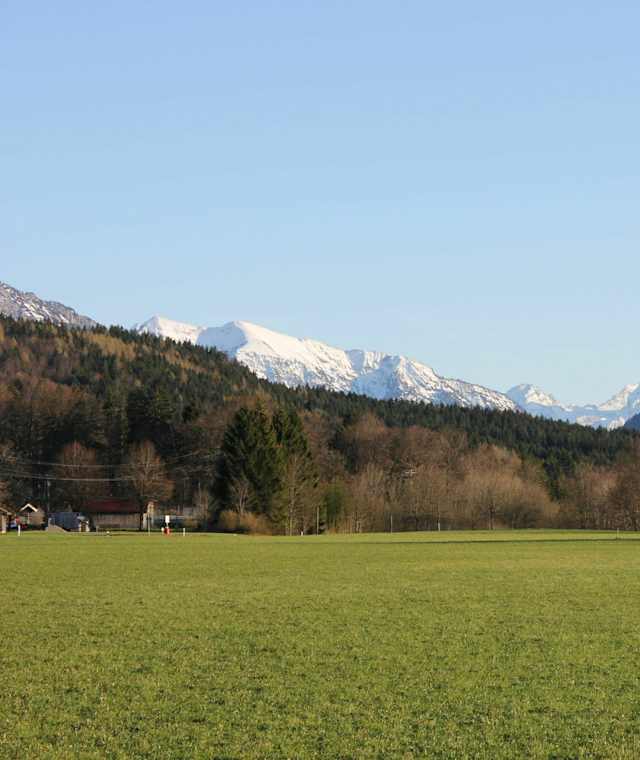 Blick auf die Berge